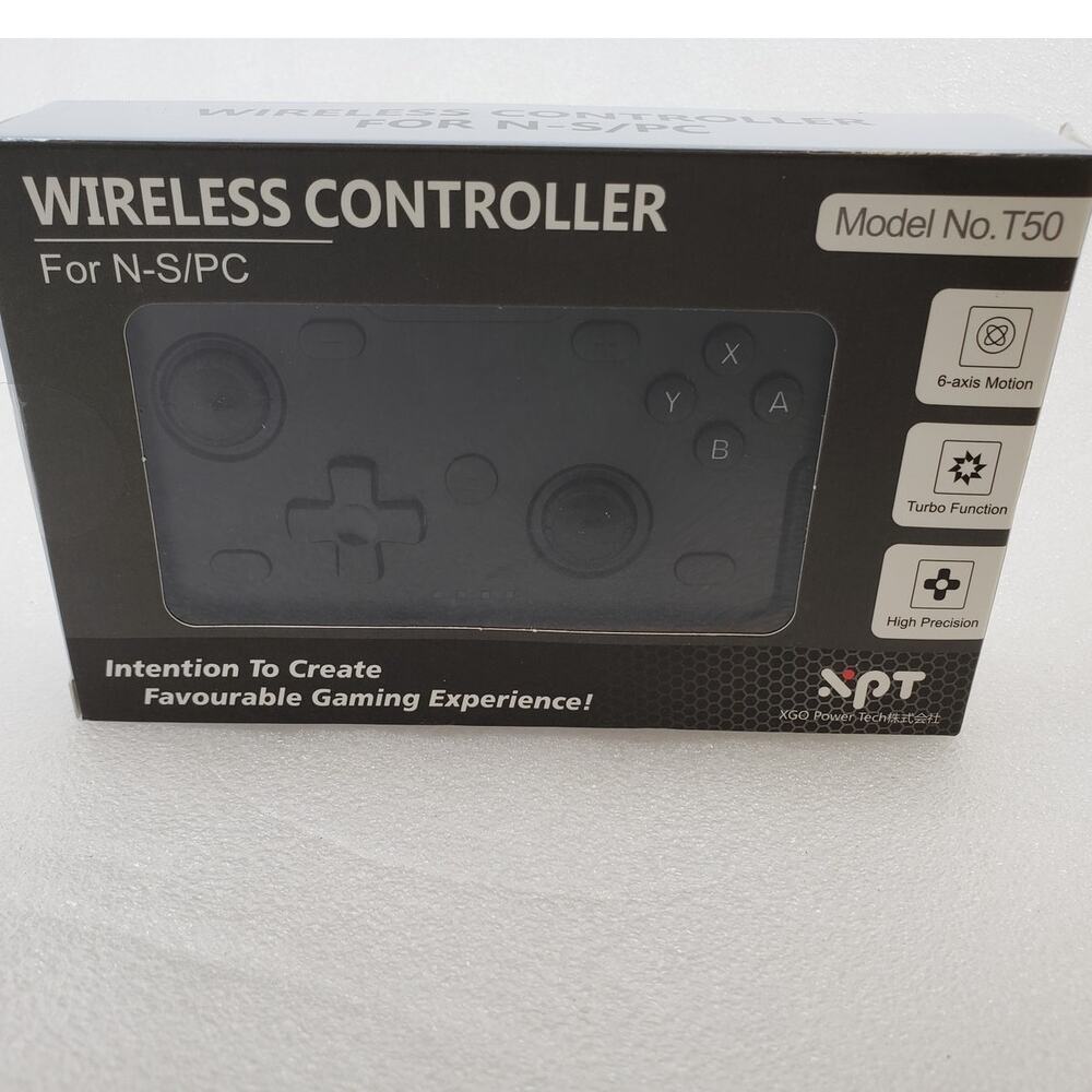 APT Wireless Gamepad Controller for Nintendo Switch (Model: N-S90 / Black)